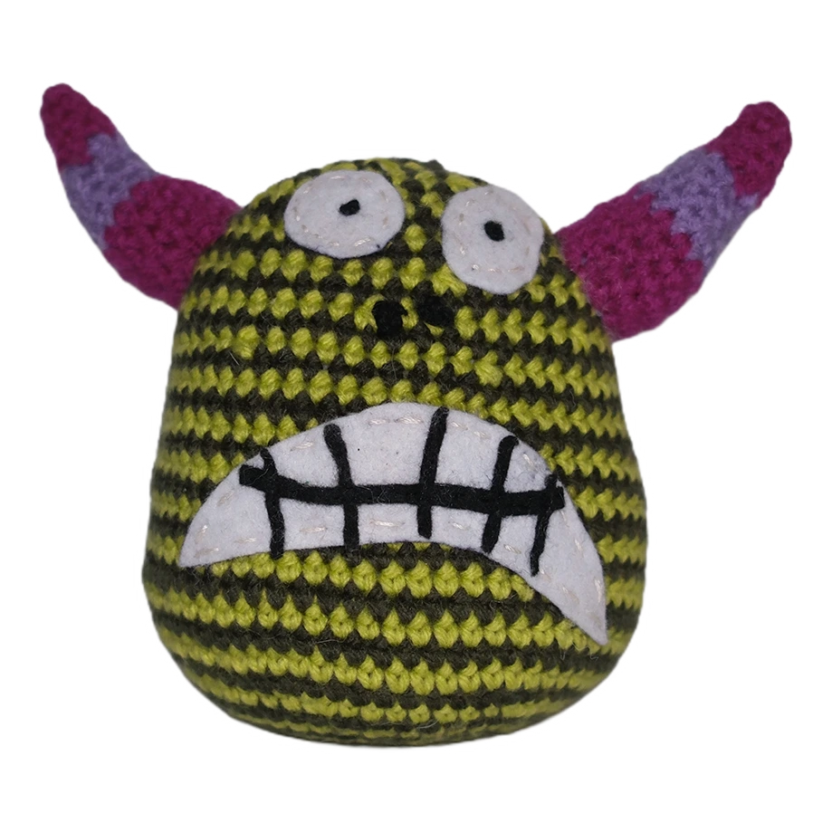 ‘UN-H8(ONE-OFF) – ‘ANGER’ HAND CROCHET PLUSH – 002