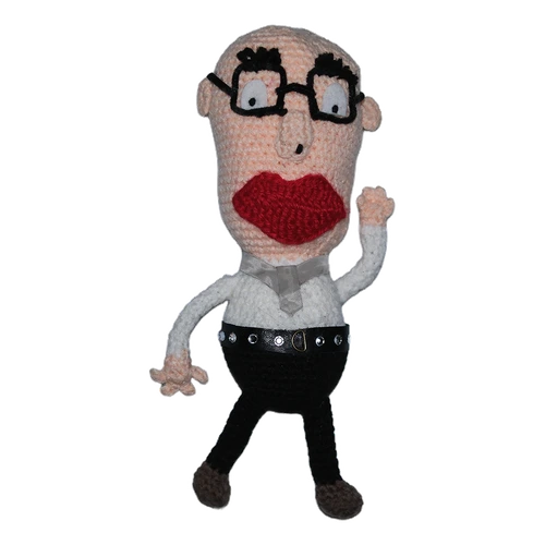'UN-H8(ONE-OFF) - 'BUSINESSMAN' HAND CROCHET PLUSH - 005