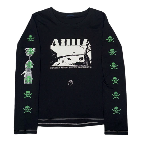 'UN-H8(ONE-OFF) - CUT AND SEWN LONGSLEEVE 001 - XL