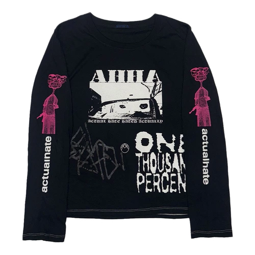 'UN-H8(ONE-OFF) - CUT AND SEWN LONGSLEEVE 013 - XL