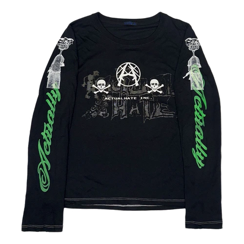 'UN-H8(ONE-OFF) - CUT AND SEWN LONGSLEEVE 017 - L