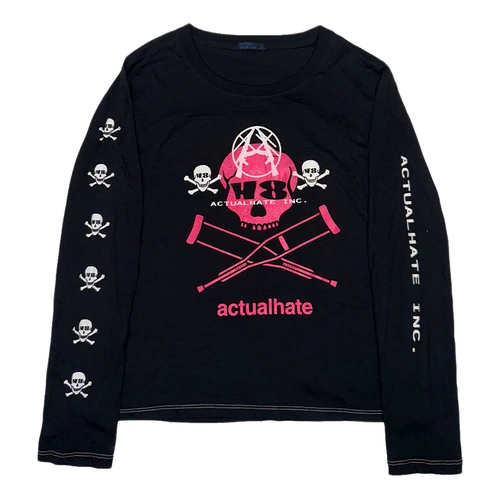 'UN-H8(ONE-OFF) - CUT AND SEWN LONGSLEEVE 018 - L