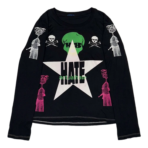 'UN-H8(ONE-OFF) - CUT AND SEWN LONGSLEEVE 025 - L